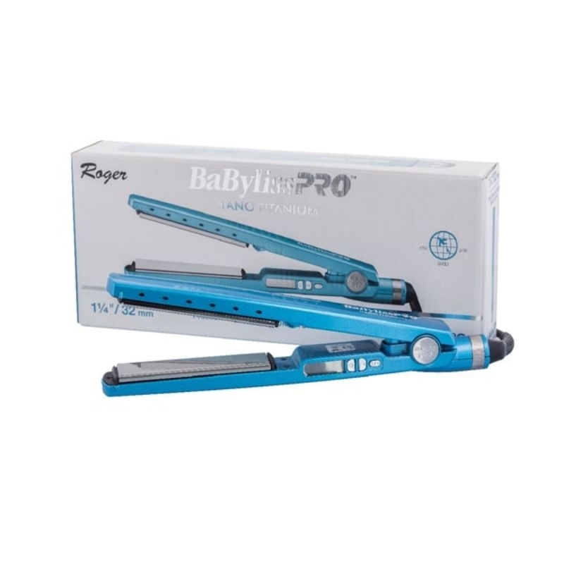 Prancha Nano Titanium By Roger Trad. Bivolt Babyliss Pro