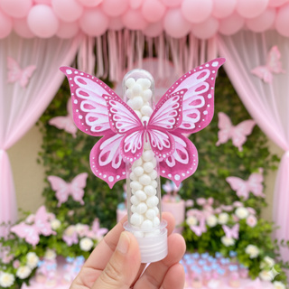 ENVIO IMEDIATO | Kit Apliques Borboletas Rosa Lilás Azul | Para Tubete Perfume Gloss Painel Decoração |15 30 50 Duplas em Oferta na Shopee