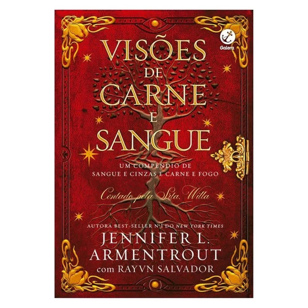 LIVRO VISÕES DE CARNE E SANGUE - UM COMPÊNDIO DE SANGUE E CINZAS E CARNE E FOGO
