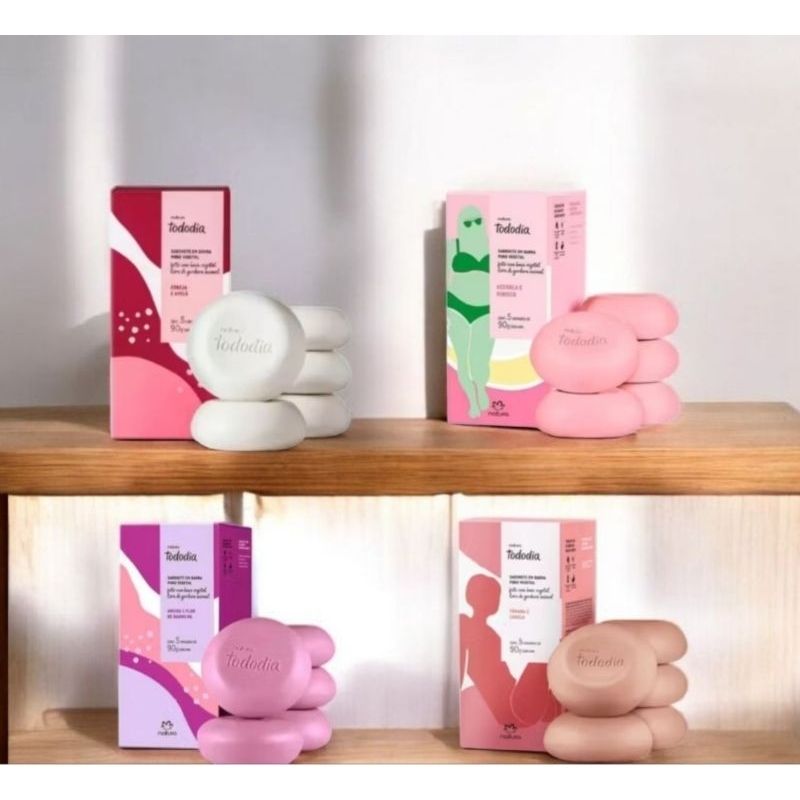 1 Caixa  de  Sabonete  Todo Dia Natura com 5 unidades frangancia a escolher