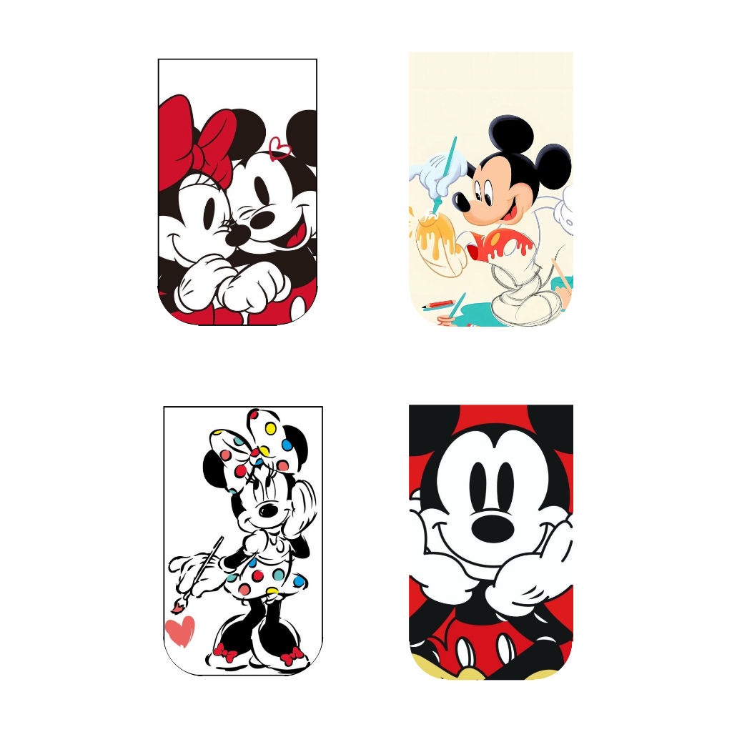 Marcador de Página Magnético  Mickey imã C/4 unidades