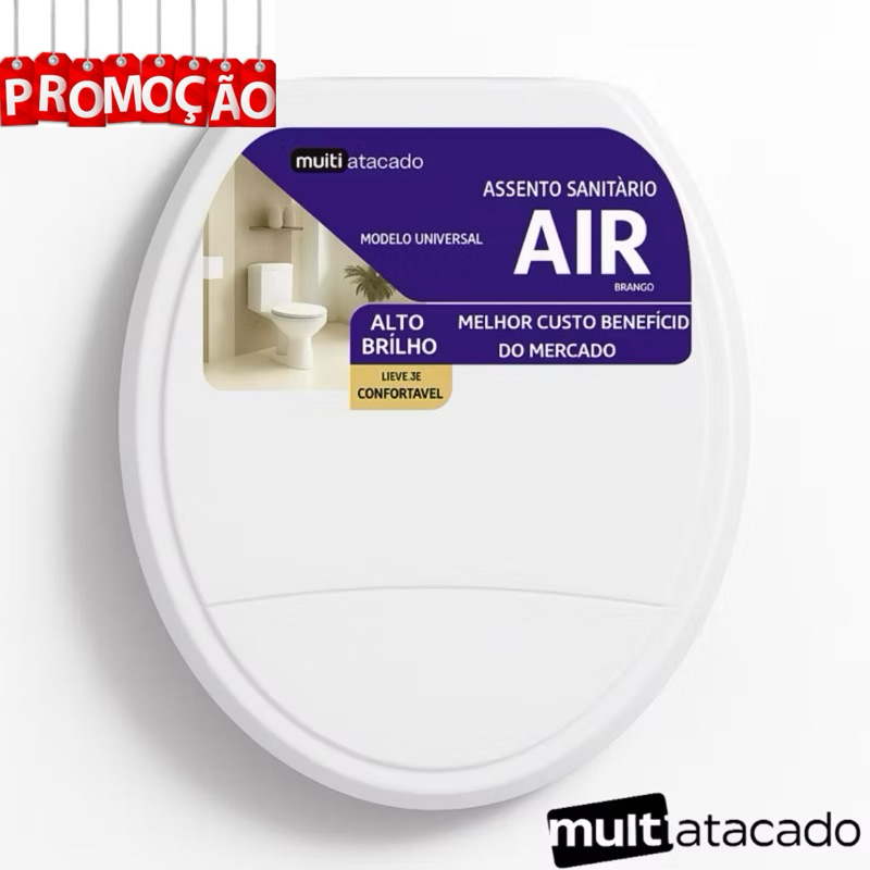 Assento Sanitário Tampa de Vaso  multiatacado Thema R Deca Prímula Plus acento sanitário tampa vaso