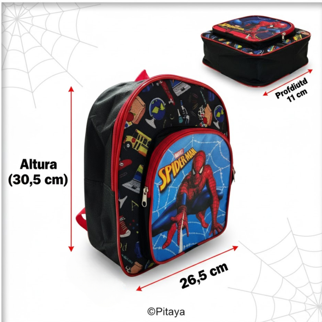 Detalhes do Mochila Bolsa Super Herois Mochelete para Meninos Escola Passeio e Creche Mochila Infantil