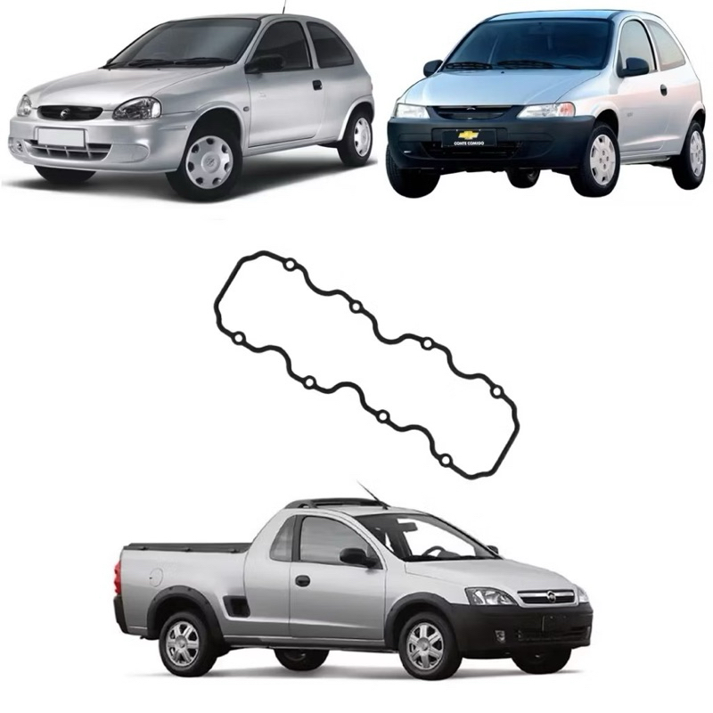 Junta Tampa De Valvulas GM Chevrolet Corsa Celta Montana Meriva em Oferta na Shopee