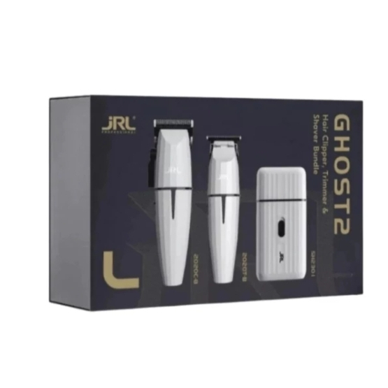 Combo Jrl Onyx White Ghost2 Corte + Acabamento + Shaver + Bases + BRINDE