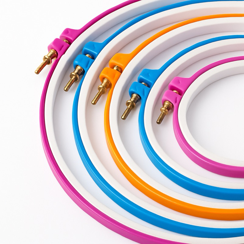 Kit Bastidores de Plástico Ajustaveis 5 tamanhos em Oferta na Shopee