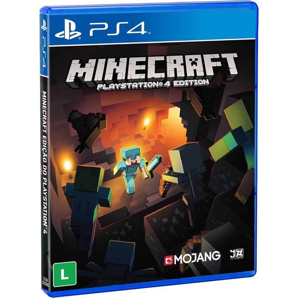 Minecraft Ps4 Midia fisica Cd Semi novo