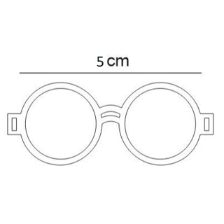 50 óculos 5cm em Oferta na Shopee