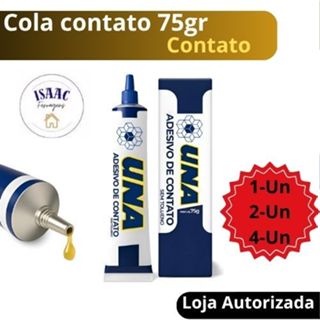 Cola Adesivo De Contato Una Cola De 75gr - Cola Universal ( Cor Ambar ) em Oferta na Shopee