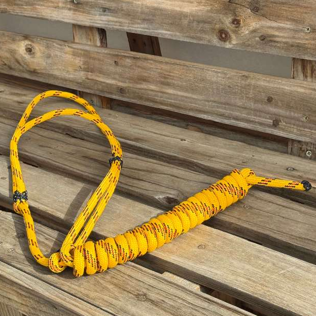 Detalhes do Cabresto De Regulagem Para Cavalo Amarelo Preto Vermelho Marrom Corda Poli 10 mm