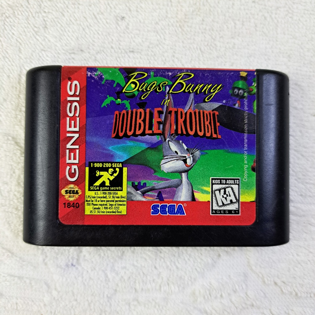 Bug's Bunny in Double Truoble Original Americano Mega Drive