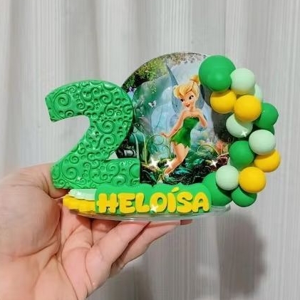 Vela de aniversário Sininho tinker bell/ Festa cenário tinker bell