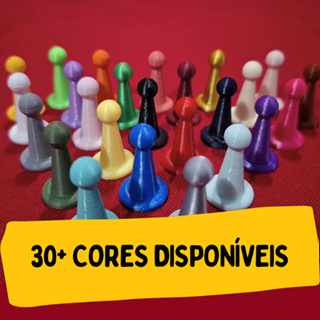 Kit Peões estilo LUDO para Jogo de Tabuleiro - Board Game em Oferta na Shopee