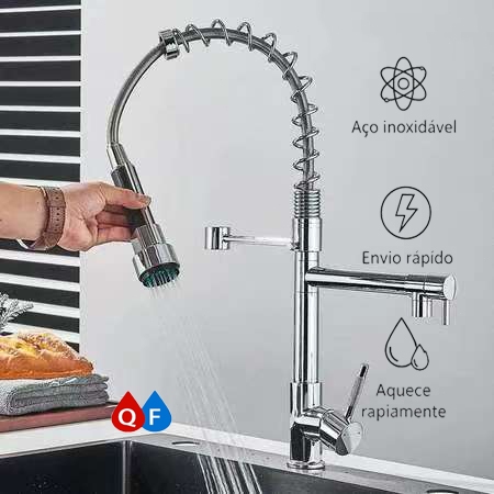 💧Torneira De Cozinha Gourmet Com Mesa Removível/Pulverizador De Parede