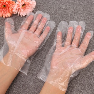 Luvas Descartáveis De Plástico Transparente À Prova De Óleo Impermeável Para Restaurante/Casa 100 UNIDADES em Oferta na Shopee