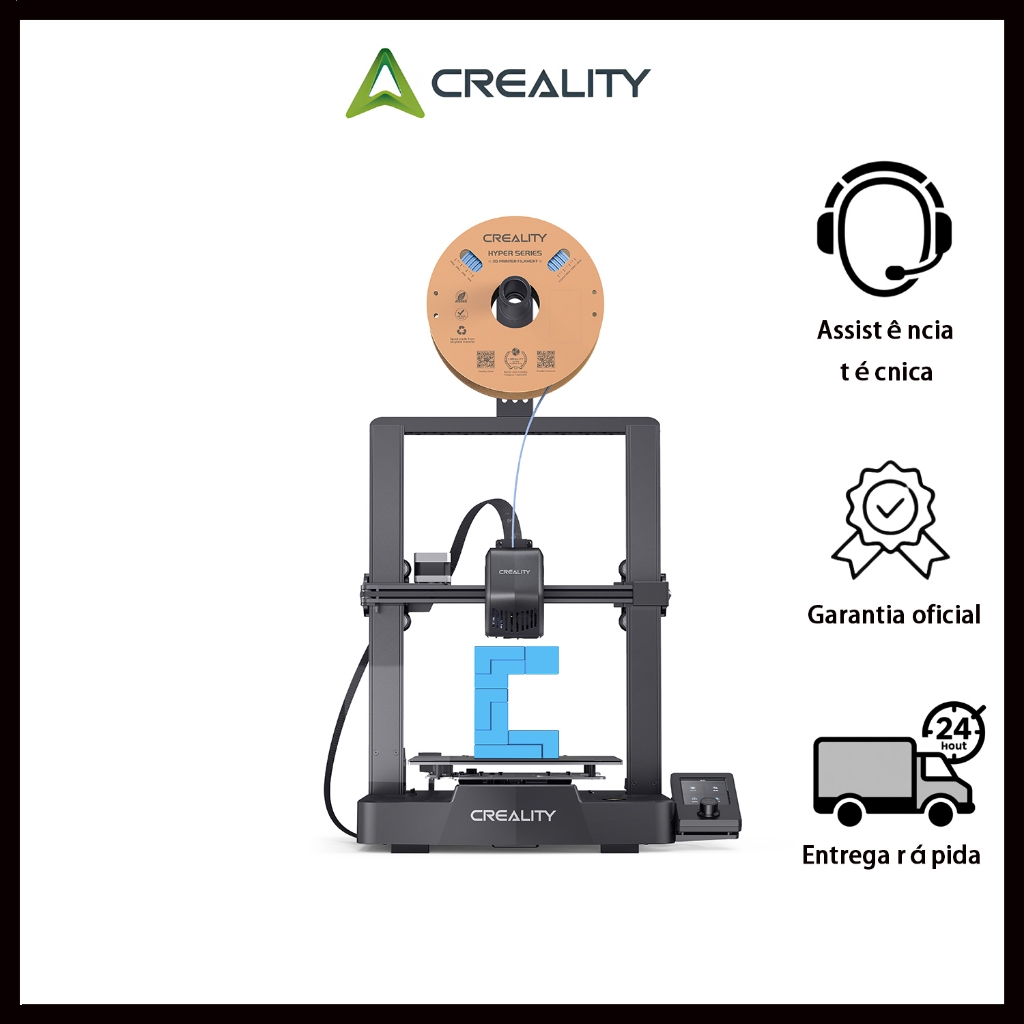 Creality Ender-3 V3 SE/Ender-3 V3 KE filamento Impressora 3D de alta velocidade 100-240V