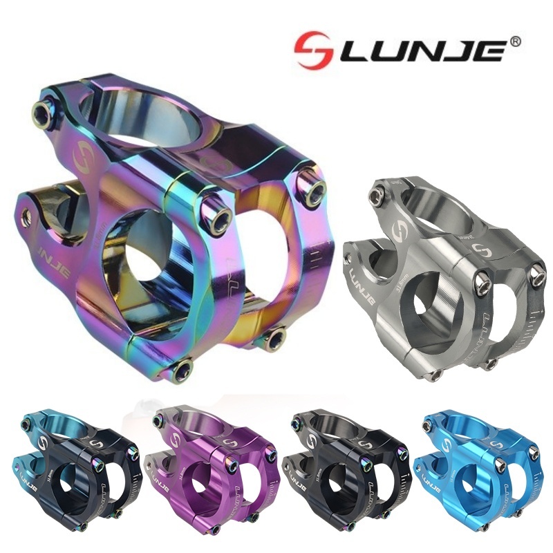 Mesa De Guidão Para Mountain Bike Em Liga De Alumínio Ultraleve CNC 31,8 x 35 mm Tubo De Selim Para Downhill