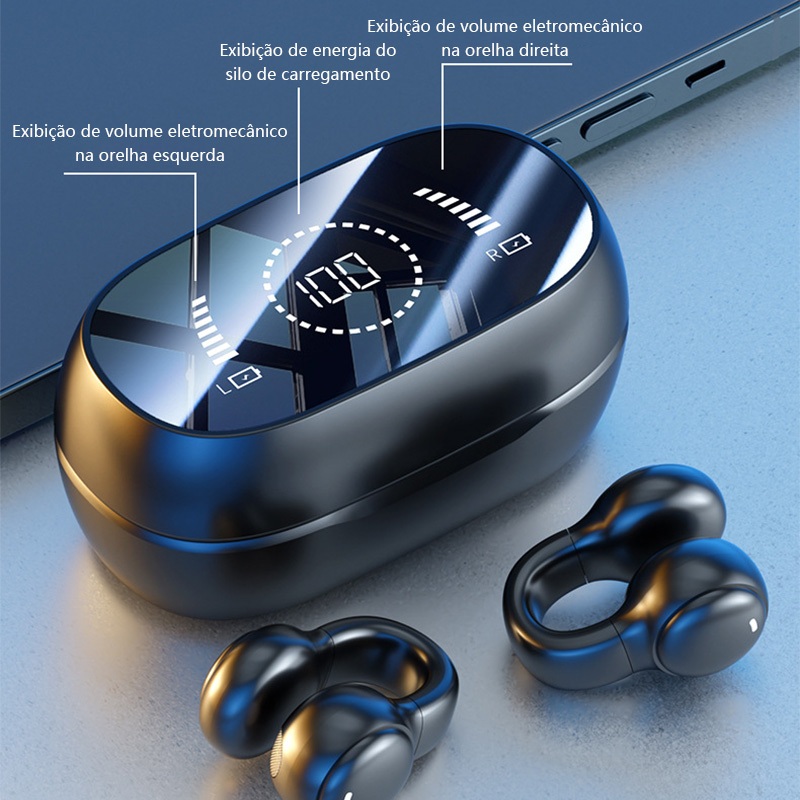 Fones de ouvido Bluetooth sem fio fones de ouvido de tela fones de ouvido para esportes B4