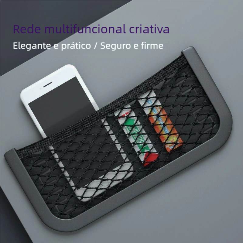 Saco de Rede de Armazenamento Carro – Universal Lado do Assento, Preto, Telefone em Oferta na Shopee