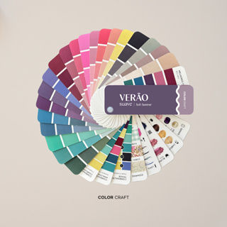 Cartela de cores | Paleta de cores | Coloração pessoal Mini | Verão Suave em Oferta na Shopee
