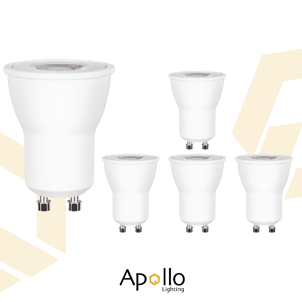 Kit 5 lampada Mini Dicroica led 4,5w Mr11 gu10 Branco Quente/Neutro/Frio Bivolt Para spot