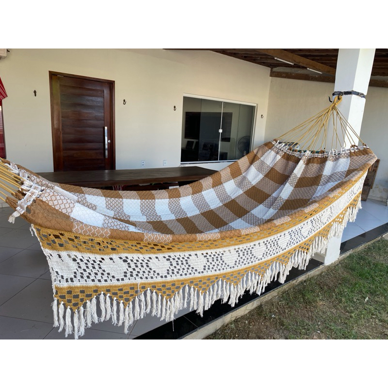 Rede De Dormir Descanso Bucho De Boi Luxo gigante 4,5m - Envio Imediato - Luxo Para Casa em Oferta na Shopee