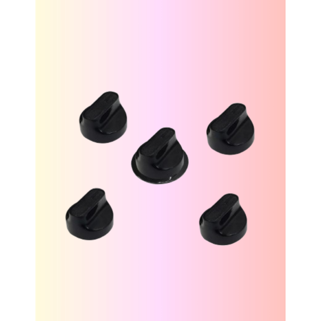 Botão Manípulo Para Fogão Consul/Cooktop Mondial e outros modelos (Kit Com 5) 4 bocas + forno Rosa Maria