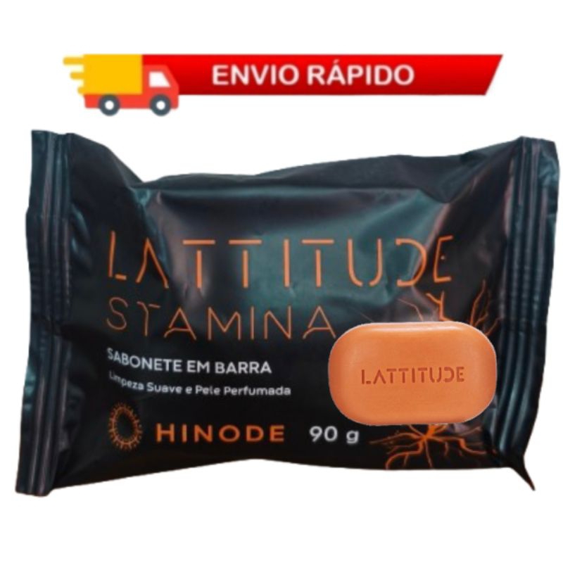 Sabonete Em Barra Lattitude Stamina 90g Hinode