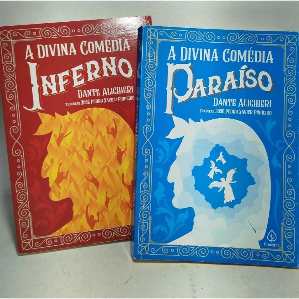 Livro A Divina Comédia - Inferno e Paraiso