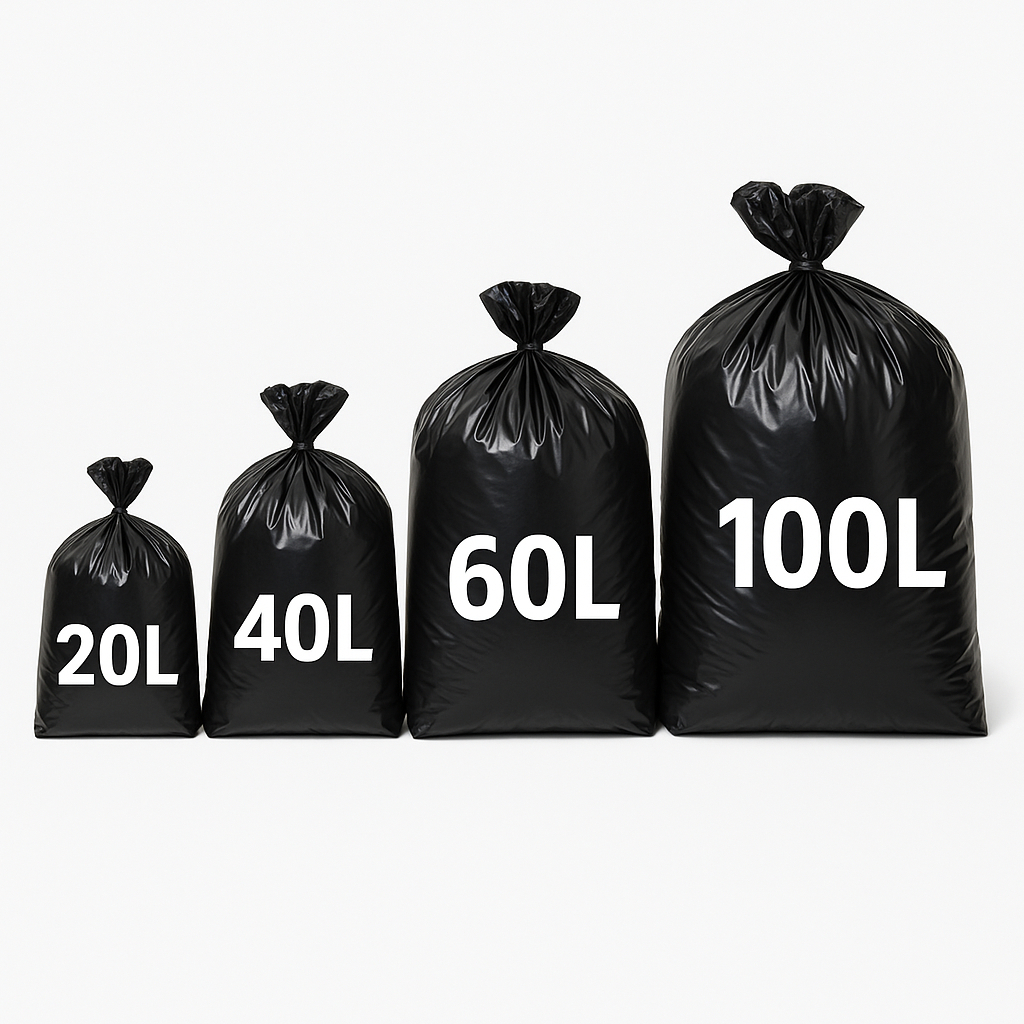 Saco De Lixo Preto Varios Tamanhos Direto da Fabrica em Oferta na Shopee