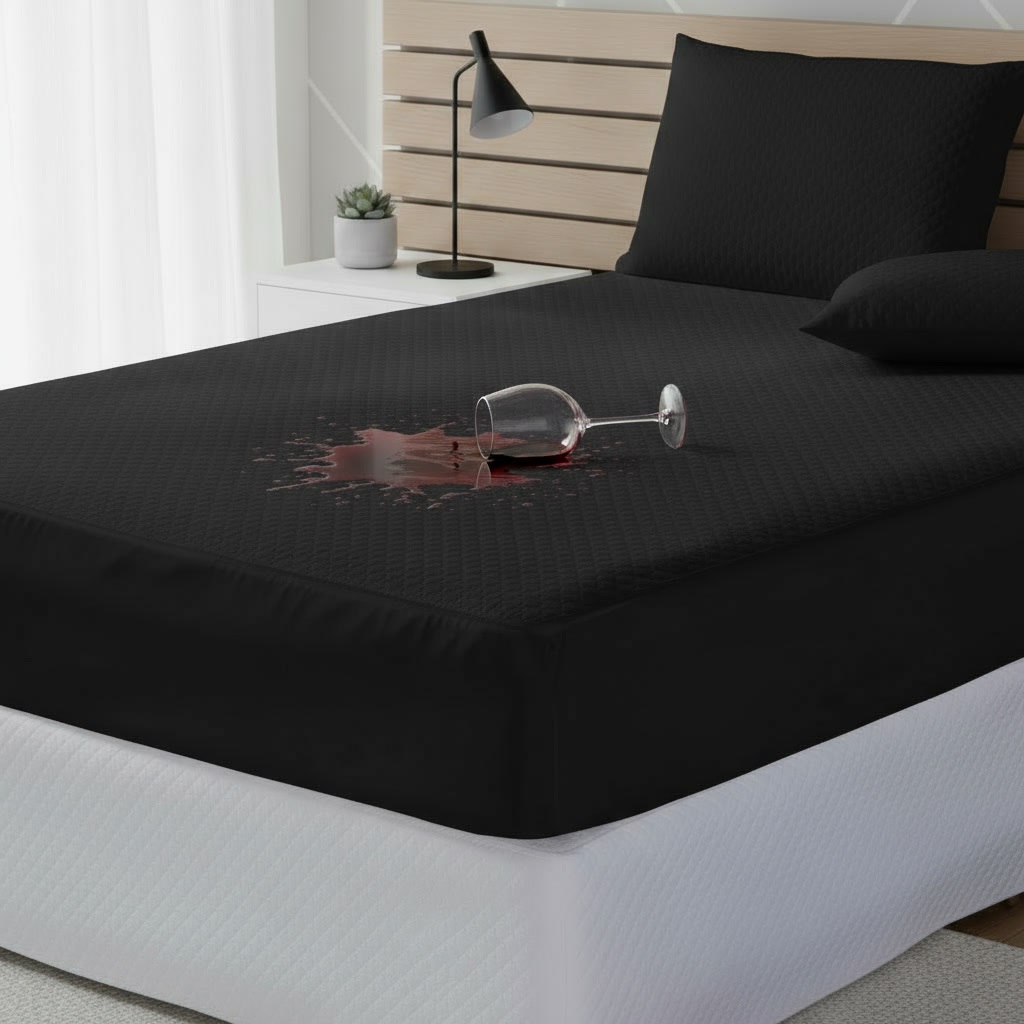 Capa Protetora de Colchão Queen 100% Impermeável Matelado Antialérgico Antiácaro Silencioso Macio