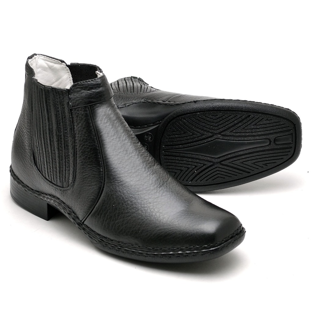 Botina Masculina em Couro Floter UltraConforto Ranster