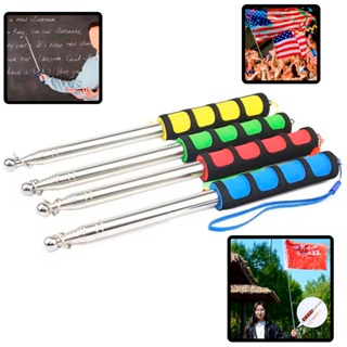 Martelo De Teste Oco Telescópio Mastro Para Bandeira Vara Haste Bastão Ponteiro Professor Portátil em Oferta na Shopee