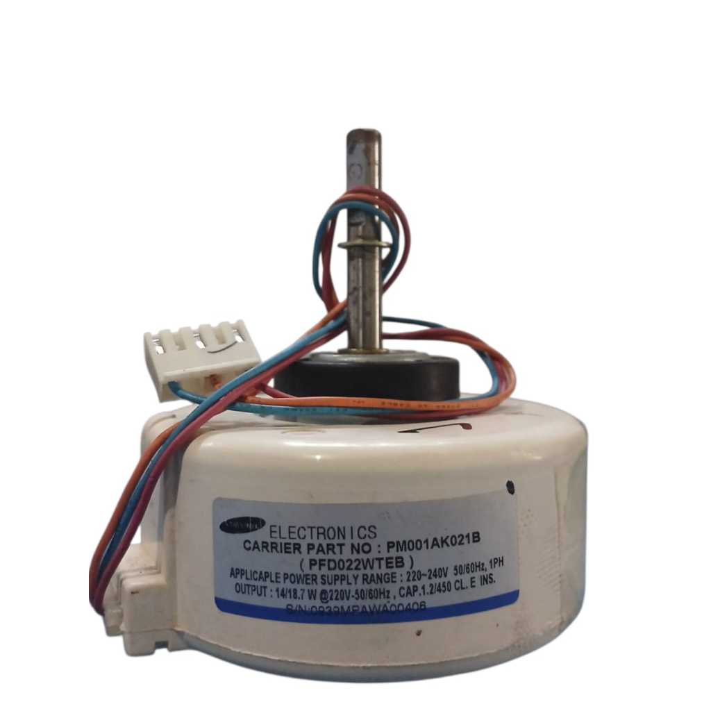 Motor Ventilador da Evaporadora Carrier PM001AK021B//PFD022WTEB 220V