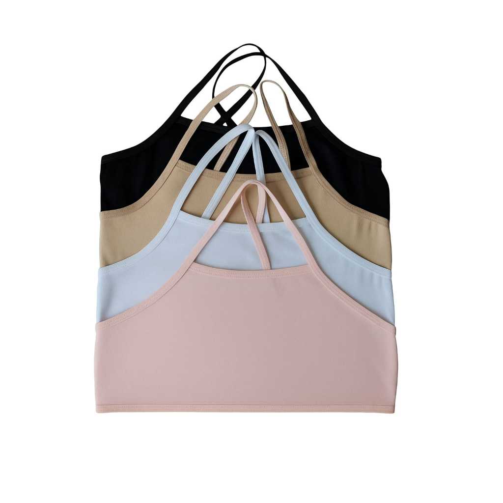 kit 5 top juvenil menina mocinha cotton pre adolescente em Oferta na Shopee