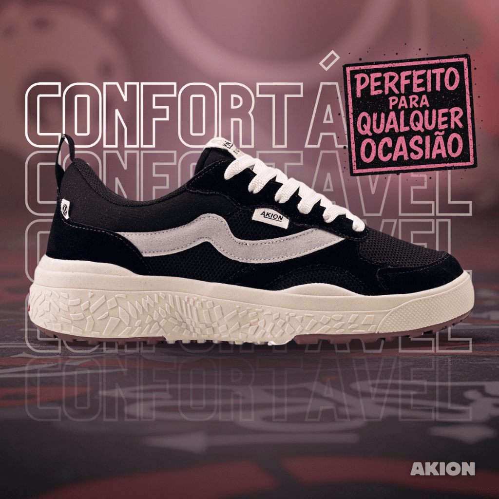 Tênis Akion Old School Casual Skatista 34 ao 43 Confortável e Estiloso - Oferta Relâmpago em Oferta na Shopee
