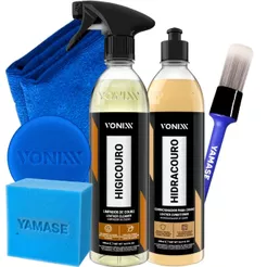 Kit Limpeza Hidratação Couro Vonixx Limpa e Hidrata