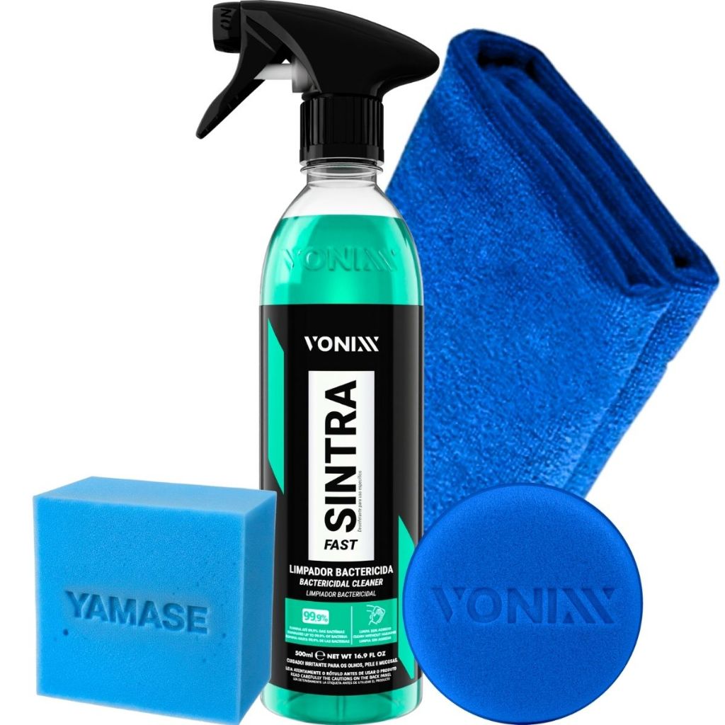 Sintra Fast Limpador Multiação para Interiores Vonixx + Pano + Aplicador em Oferta na Shopee