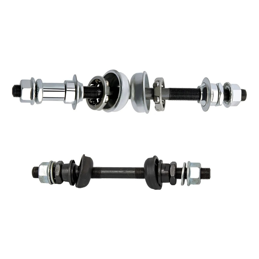 Par De Eixo Dianteiro E Traseiro C/ Esfera Roda Bicicleta em Oferta na Shopee