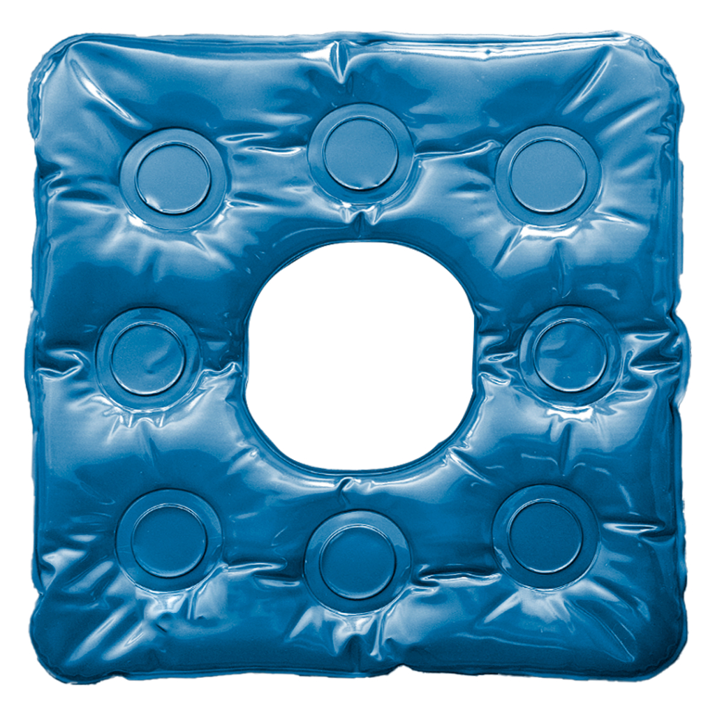 Assento Almofada Quadrada Gel Hemorroida Coccix Quebrado Fraturado Cadeira de Rodas Escaras Sacral
