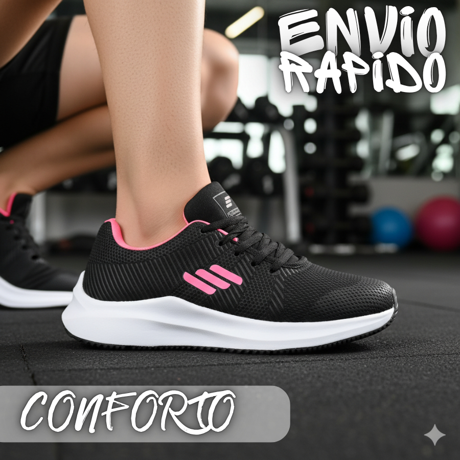 Tênis O2X Masculino e Feminino Academia Confortável Flexível e Perfeito para Exercícios