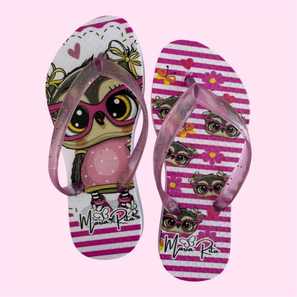 CHINELO INFANTIL VARIAS ESTAMPAS DIA DIA ESCOLA DIA A DIA CONFORTAVEL