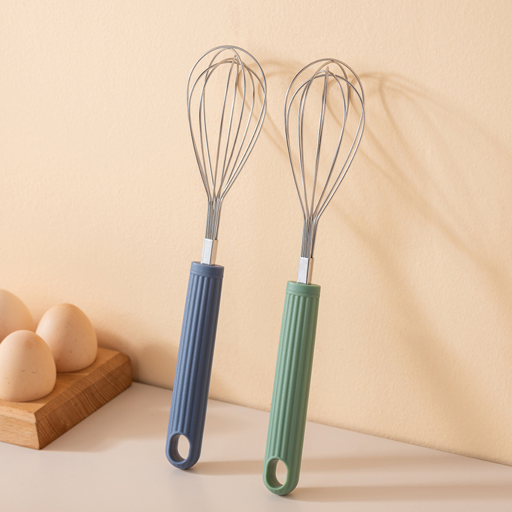 Batedor de Ovos fuê ZOLELE em Aço Inox com Cabo de Plástico Manual para Mistura de Cremes e Ovos em Oferta na Shopee