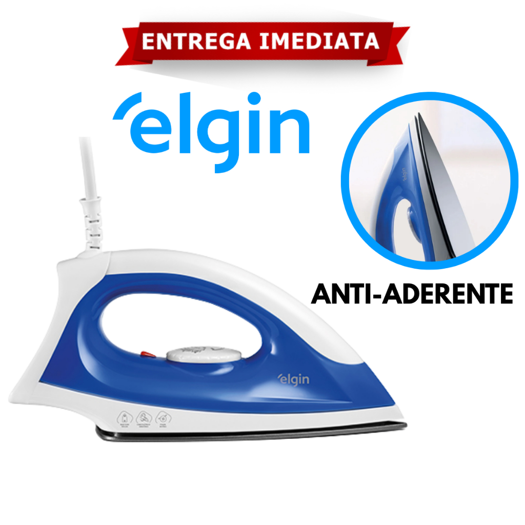 Ferro De Passar Roupas Elgin Iron Force 1100W Antiaderente