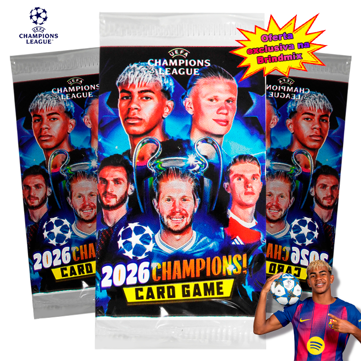 Cartinhas/Cards 300 Pacotinhos Champions