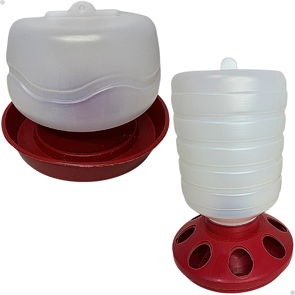 Comedouro 1,5kg Bebedouro 1L Aves Pintinhos Codornas Automático em Oferta na Shopee