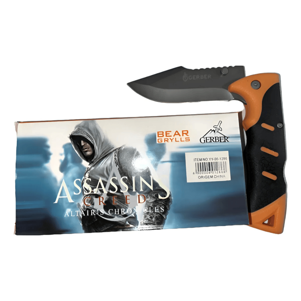 Canivete Gerber Multifuncional Com bainha Assassin's Creed
