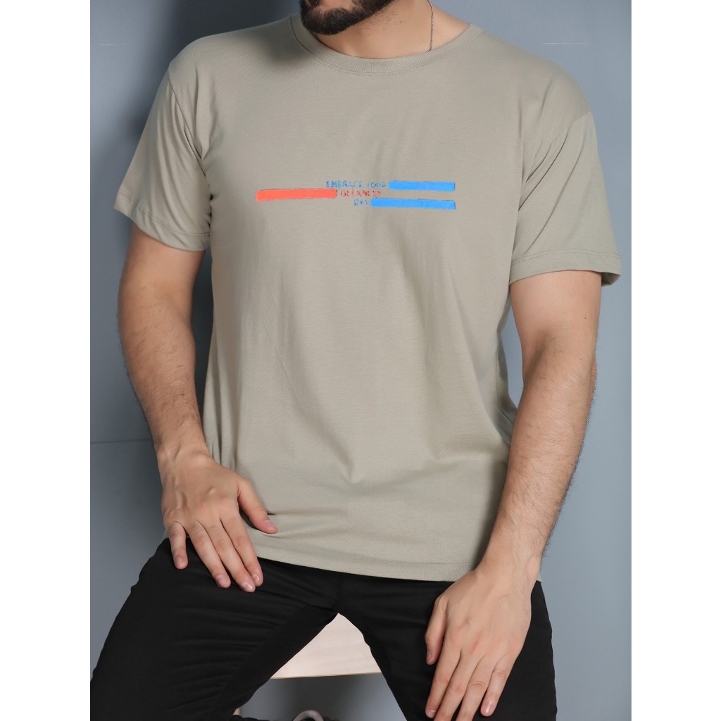 Camiseta masculina basica estampada algodão verão manga curta basica