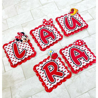 Aplique Pão de Mel Personalizado Minnie 3D - 6 cm | Tag | Fazemos todos os temas em Oferta na Shopee