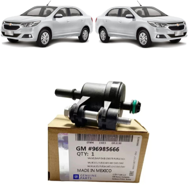 Válvula Solenoide Canister Purga Combustível GM Onix Prisma Cobalt Spin Bosch 96985666